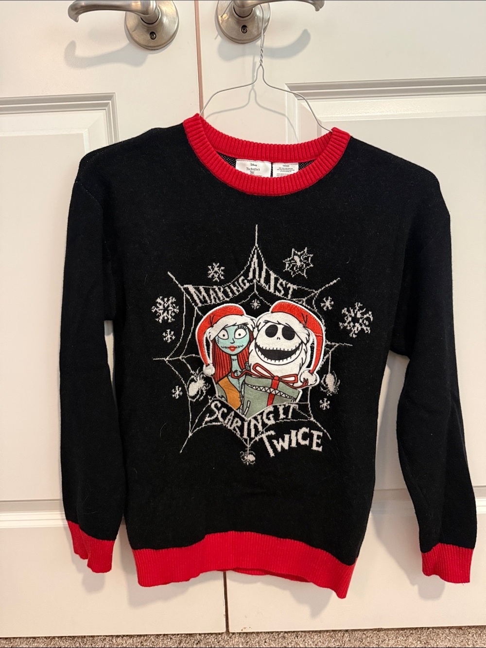 Nightmare Before Christmas Jack & Sally Holiday Sweater